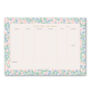 A4 Weekly Planner Desk Pad, Periwinkle, thumbnail 1 of 7