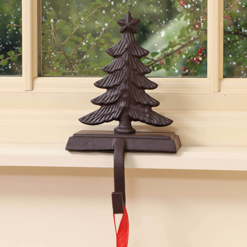 christmas tree stocking holder by dibor | notonthehighstreet.com