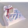 Personalised White Bath Towels With Liberty Print, thumbnail 6 of 6