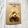 Personalised Dog Name Gotcha Day Crochet Birthday Card Handmade, thumbnail 12 of 12