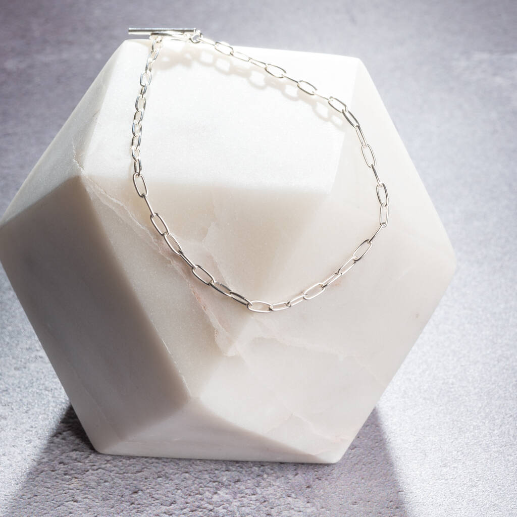 Sterling Silver Fine Chain Bracelet By Home & Glory