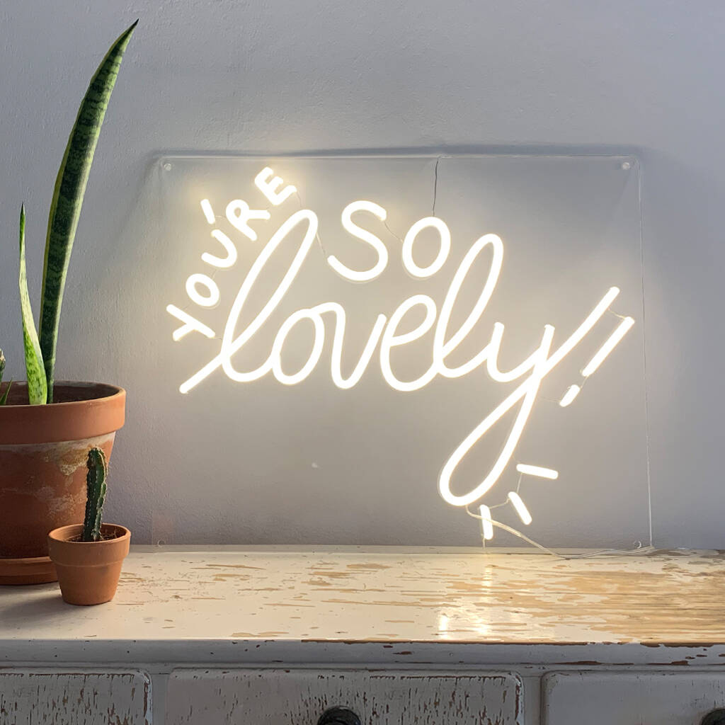 Nursery Quote Neon LED Sign, 1 of 2