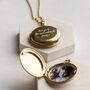 Personalised Engraved Message Locket With Photo, thumbnail 2 of 11