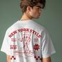 New York Style Pizza, Unisex Graphic T Shirt, thumbnail 1 of 9