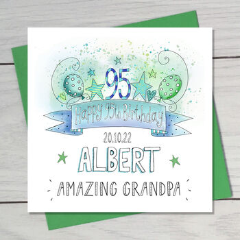 Happy 95th Birthday Card, 2 of 2