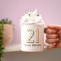 Personalised 21st Birthday Hollywood Mug, thumbnail 2 of 2