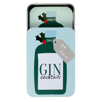 24 Days Of Gin Cocktails Advent Tin, 6 of 7
