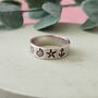 Seaside Themed Silver Band Ring, thumbnail 4 of 4