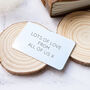Engraved Wallet Card 'On This Day' With Print, thumbnail 2 of 3