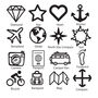 Personalised Travel Symbols Men's Leather Bracelet, thumbnail 9 of 11