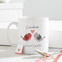 Personalised Lovebirds Valentines Mug, thumbnail 1 of 2
