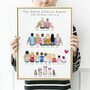 Personalised Family Tree With Pets Print, thumbnail 2 of 11