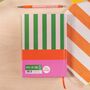 2025 Diary | A5 Hardcover Week To View | Cabana Stripe, thumbnail 6 of 12