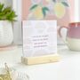 Positive Affirmation Cards With Wooden Holder, thumbnail 5 of 10