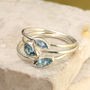 Stacking Rings With Blue Topaz, thumbnail 1 of 8