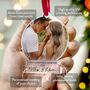 Personalised First Christmas Together Photo Ornament, thumbnail 2 of 9