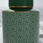 Ginger Jar Pot Groenhoven Green Porcelain, thumbnail 4 of 4