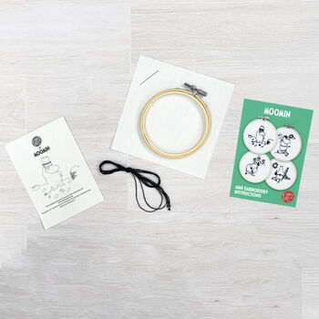 Moominpappa's Seashell Discovery Mini Embroidery Kit, 4 of 4