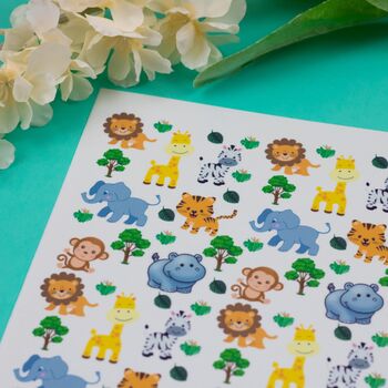 Cute Safari A4 Tiled Icing Sheet, 3 of 5