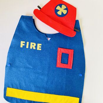 Personalised Role Play Firefighter Fireman Costume, 6 of 11