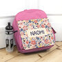 Personalised Kids Pink Backpack, thumbnail 1 of 5