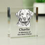Personalised Dog Breed Small Crystal Ornament, thumbnail 5 of 6