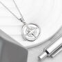 Personalised Men's Compass Amulet Necklace, thumbnail 1 of 12