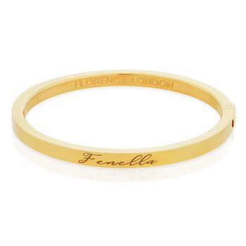 Child's Engraved Bangle For Christenings And Birthdays, 4 of 8