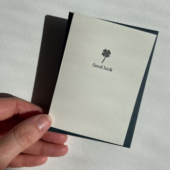 Clover Good Luck Card, 2 of 7