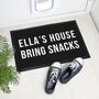 Personalised Bold Monochrome Indoor Doormat, thumbnail 1 of 5