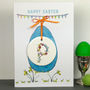Happy Easter Card With Personalised Ceramic Decoration, thumbnail 1 of 6