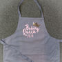 Personalised Baking Queen Apron, thumbnail 3 of 5