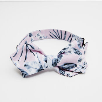 Tokoriki Pink Tropical Floral Bow Tie, 2 of 3