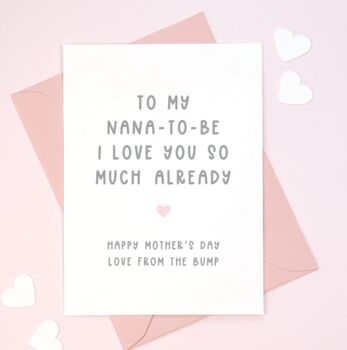 Nana To Be Mother's Day Card, 4 of 4