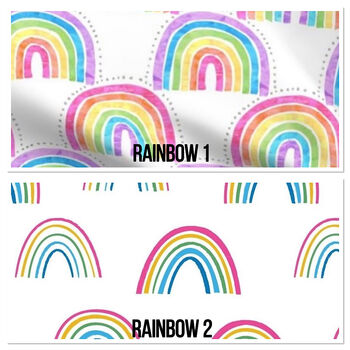 Rainbow Fabric Pompom Trim Letter, 8 of 11