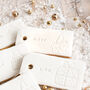 Personalised Christmas Place Settings/Gift Tag Iced Biscuits, thumbnail 10 of 11