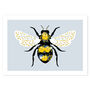 Floral Bee A4 Print, thumbnail 4 of 5