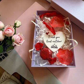 Personalised I Wish You Lived Next Door” Gift Set, 8 of 11