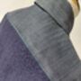 Lancer Parka Style Denim Jacket With Boiled Wool Back, thumbnail 6 of 6