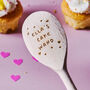 Children's Valentines Day Wooden Cake Wand Spoon, thumbnail 2 of 2