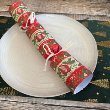 Folklore Eco Friendly 12 Inch Red Christmas Crackers X Six, 5 of 7