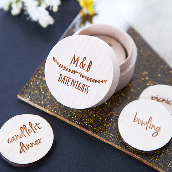 Personalised Date Night Tokens Box, 2 of 5