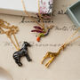Giraffe Pendant Necklace, thumbnail 2 of 7