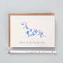 Personalised Father's Day Liberty Sausage Dog Card, thumbnail 3 of 4