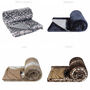 Bed Throw Blankets. Luxury Faux Fur Made In England, thumbnail 2 of 5