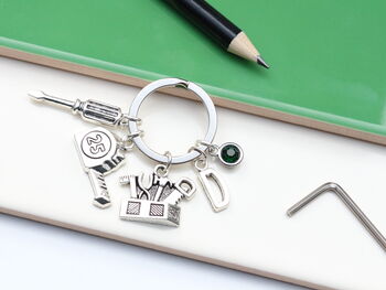 Diy | Builder Personalised Keyring Gift For Diy Fan, 5 of 9