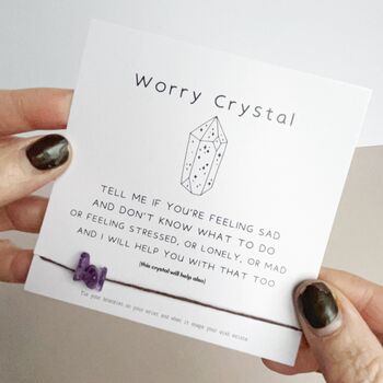 Worry Crystal Wish String Bracelet, 12 of 12