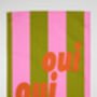 Oui Oui Tea Towel, thumbnail 3 of 3