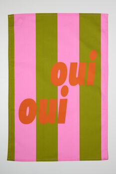 Oui Oui Tea Towel, 3 of 3