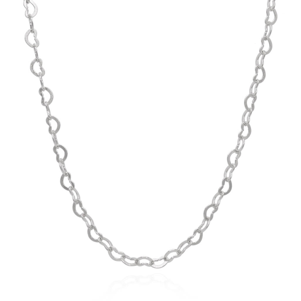 Libi Heart Choker Chain Necklace By Luna Charles